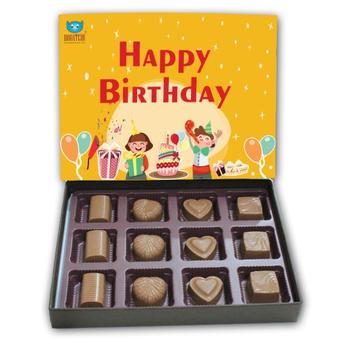BOGATCHI Gift Ideas, Happy Birthday Gifts for Girls, Blessings, Dark Chocolates, Love Chocolates, Premium Chocolates, 120 g